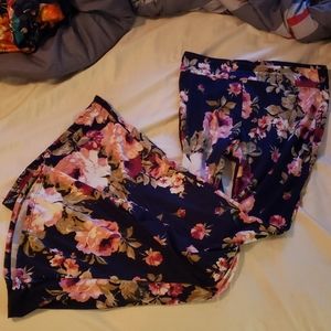 Floral Stretchy Pants